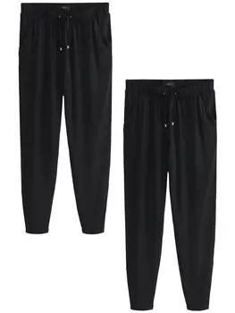 Зауженные брюки Next, черный