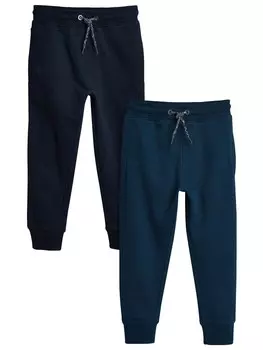 Зауженные брюки Next, цвет Navy/Cyan blue