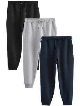 Зауженные брюки Next, цвет Navy/mottled grey/Black