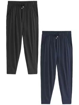 Зауженные брюки Next, темно-синий