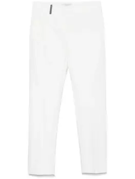 Зауженные брюки Peserico, белый