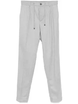 Зауженные брюки Peserico, серый