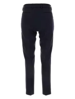 Зауженные брюки PT Torino с отутюженными стрелками, синий