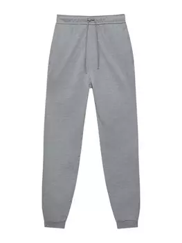 Зауженные брюки Pull&Bear, серый