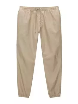 Зауженные брюки Pull&Bear, светло-коричневый