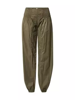 Зауженные брюки Pulz Jeans JILL, темно-зеленый