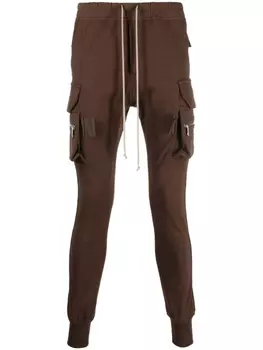 Зауженные брюки Rick Owens, коричневый