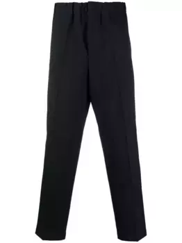 Зауженные брюки с эластичным поясом JIL SANDER, синий