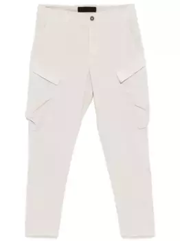 Зауженные брюки с карманами Transit, белый