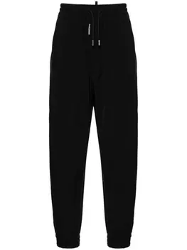 Зауженные брюки с кулиской Dsquared2, черный