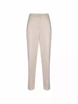 Зауженные брюки с кулиской Eleventy, бежевый