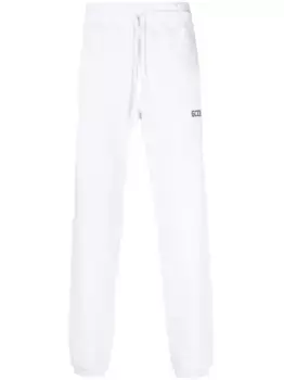 Зауженные брюки с кулиской GCDS, белый