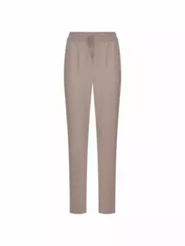 Зауженные брюки с кулиской Lorena Antoniazzi, коричневый