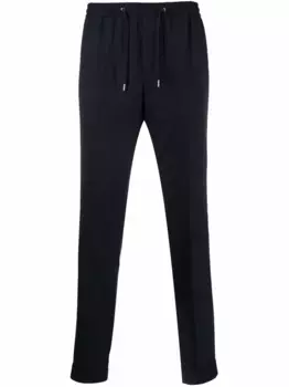 Зауженные брюки с кулиской Paul Smith, синий