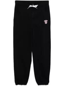 Зауженные брюки с логотипом AAPE BY *A BATHING APE, черный