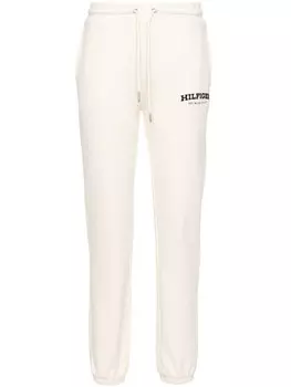 Зауженные брюки с логотипом Tommy Hilfiger, нейтральный цвет