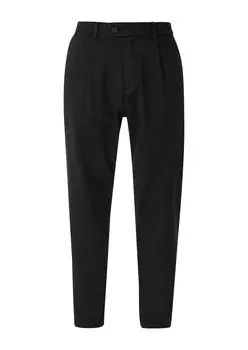 Зауженные брюки S.Oliver, черный
