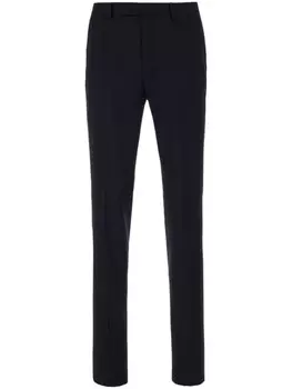 Зауженные брюки с отутюженными стрелками Zegna, синий