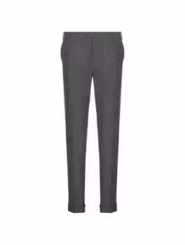 Зауженные брюки с отворотами Berwich, серый