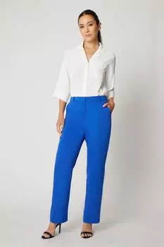 Зауженные брюки с высокой талией Debenhams, синий