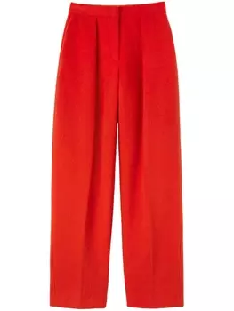 Зауженные брюки с завышенной талией Jil Sander, серый