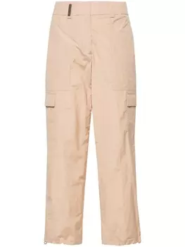 Зауженные брюки с завышенной талией Peserico, бежевый