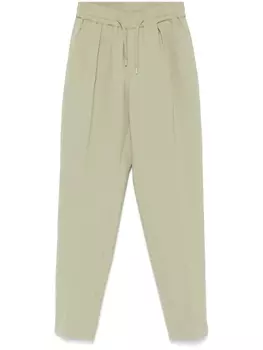 Зауженные брюки SANDRO, зеленый