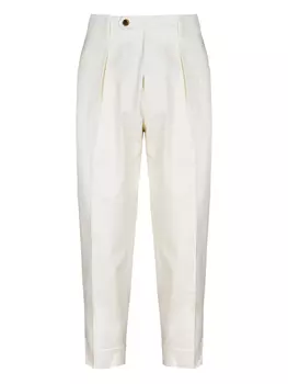 Зауженные брюки со складками Berwich, белый