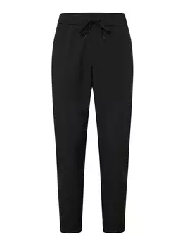 Зауженные брюки со складками BOSS Green Flex, черный