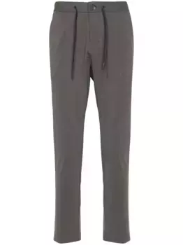 Зауженные брюки со складками Herno, серый