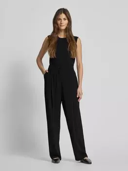 Зауженные брюки со складками и боковыми карманами ARMANI EXCHANGE, черный