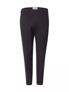 Зауженные брюки со складками спереди DRYKORN AJEND 10, черный