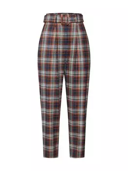 Зауженные брюки со складками спереди Edited Justine, смешанные цвета