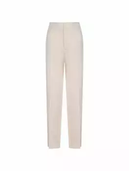 Зауженные брюки со стрелками Brunello Cucinelli, бежевый