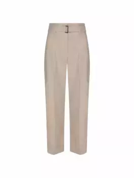 Зауженные брюки со стрелками Brunello Cucinelli, бежевый