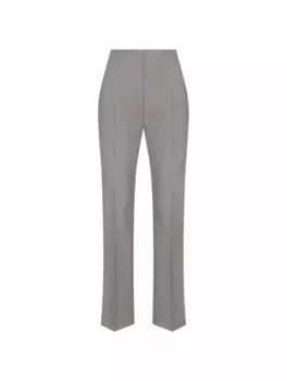 Зауженные брюки со стрелками Nanushka, серый
