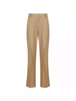 Зауженные брюки со стрелками Victoria Beckham, мультиколор