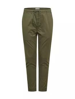 Зауженные брюки !Solid, оливковое
