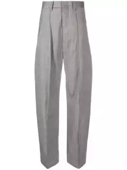 Зауженные брюки Sopiavea в клетку ISABEL MARANT, серый