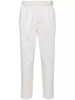 Зауженные брюки средней посадки AMI Paris, серый