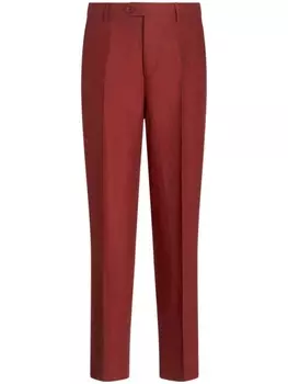 Зауженные брюки средней посадки ETRO, красный
