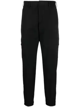 Зауженные брюки средней посадки PT Torino, черный