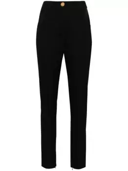 Зауженные брюки строгого кроя BALMAIN, черный