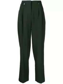 Зауженные брюки строгого кроя Lorena Antoniazzi, зеленый