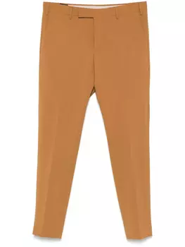 Зауженные брюки строгого покроя PT Torino, коричневый