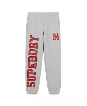 Зауженные брюки Superdry, светло-серый