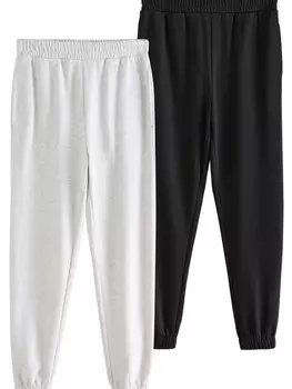 Зауженные брюки The Set, светло-серый