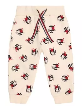 Зауженные брюки TOMMY HILFIGER, кремовый