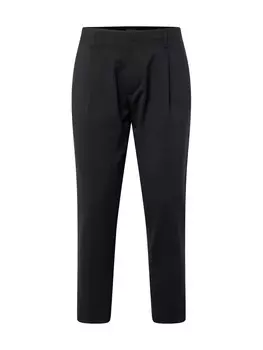 Зауженные брюки в складку спереди Dondup BEN, черный