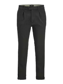 Зауженные брюки в складку спереди JACK & JONES JPSTAce JJHarvey, темно-серый